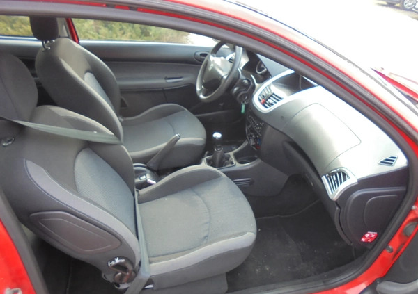 Peugeot 206 plus cena 8990 przebieg: 167000, rok produkcji 2010 z Mogilno małe 352